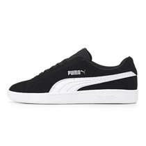 彪马男女同款 休闲鞋 Puma Smash v2 运动鞋37.5黑白 国美超市甄选