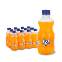 可口可乐芬达Fanta橙味橙汁饮料碳酸饮料300ml*12瓶整箱装 可口可乐公司出品