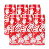 可口可乐碳酸饮料500mL*6罐 经典款&限量款
