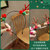 【2件套】伊格葩莎 圣诞款发夹发箍可可爱爱的造型(红色球球发箍 卡其松果发夹)