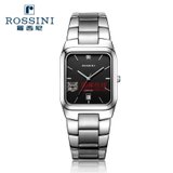 【官方直营】罗西尼（ROSSINI）男表石英表方形时尚手表男钢带商务手表R1279