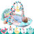 婴儿健身架器脚踏钢琴音乐新生儿0-3-6-12个月宝宝玩具0-1岁(遥控版加厚健身架)