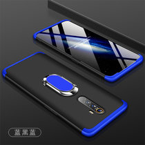 oppo reno ace手机壳套 RENOACE保护套全包防摔磨砂硬壳男女创意拼接撞色磁吸指环外壳(图3)
