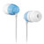 漫步者（EDIFIER） H210 手机耳机 入耳式耳机 低频强劲 冰蓝