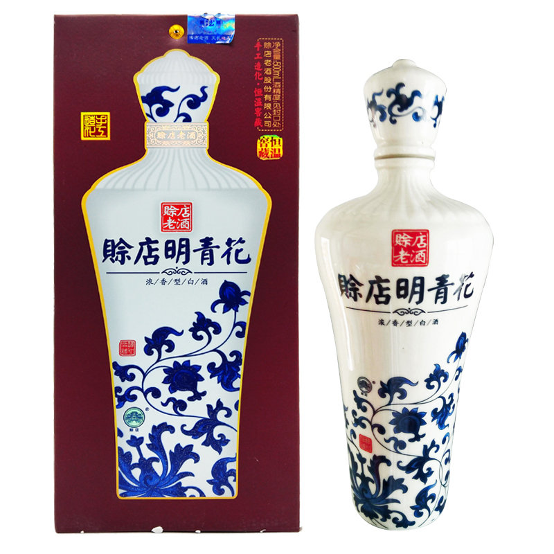 【河南赊店老酒白酒图片】52度赊店明青花500ml(1瓶 瓶)图片大全,高清