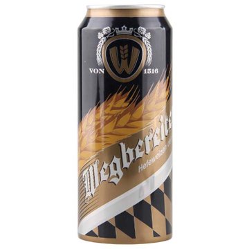 jennywang 德国进口啤酒 威力德啤酒小麦黑啤酒 500ml