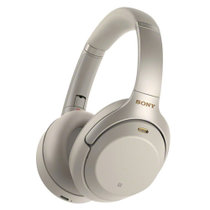 索尼（SONY）WH-1000XM3 高解析度无线蓝牙降噪 头戴式耳机（触控面板 智能降噪 长久续航）铂金银
