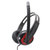 硕美科 声籁(Salar) A584 头戴式时尚电脑游戏耳机 带麦克风 线控(黑红)