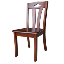 全实木餐椅家用简约现代中式北欧餐厅餐桌靠背凳子木椅子包邮(YZ331)