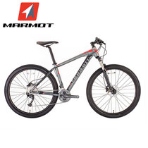 土拨鼠MARMOT铝合金山地车30速变速自行车男女式成人山地自行车(灰黑红 标准版)