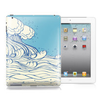 SkinAT海浪花iPad23G/iPad34G背面保护彩贴