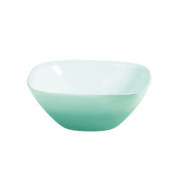 意大利 Guzzini 创意沙拉碗 餐具方口碗欧式家用饭碗汤碗 真快乐厨空间(绿色 12CM)
