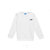 Skechers/斯凯奇春季新款儿童休闲运动套头卫衣 L419G075(亮白色)