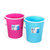 茶花 塑料垃圾桶 无盖杂物桶客厅卫生间厨房卫生桶家用废纸篓1520(两个)