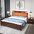 金屋藏娇新中式实木床主卧室现代简约1.5M1.8米双人床小户型木板床(1.5米单床)