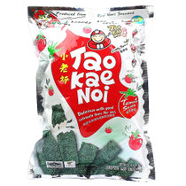 【真快乐自营】泰国进口 小老板 烤海苔卷 脆紫菜卷 番茄味32.4g 休闲零食