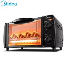 美的(Midea) T1-108B 电烤箱 10L 双层烤位 家用多功能迷你小烤箱