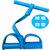 脚蹬拉力器仰卧起坐卷腹健身辅助器材瑜伽运动用品家用脚踏弹力绳(蓝色)