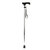如斯卡（RUSSKA）老人拐杖手杖 铝制手杖 经典中式手柄设计 伸缩手杖 银