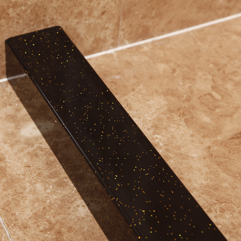 挡水条一字卫生间浴室隔水条防水条拦水防水阻水石基预埋地(黑金沙