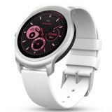 Ticwatch 2代 智能手表悦动版语音问问ticwear系统 蓝牙电话男女手表可穿戴 防水GPS定位记步测心率(白色)