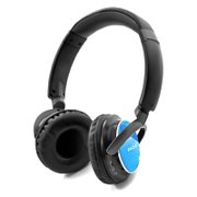 DAZA D100耳机头戴式耳机（蓝色）（丰富应用娱乐全能,震撼灵魂的重低音效果,旋转折叠设计便捷音乐生活）
