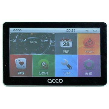 艾酷（ACCO）A720 GPS导航仪（黑色）（4GB）
