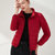 轻薄羽绒服新款无缝工艺羽绒服女短款小个子时尚女装夹克羽绒服9013(红色 XL)