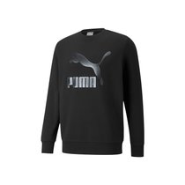 PUMA彪马官方男装上衣 22夏季新款运动服时尚舒适透气经典款卫衣全棉针织套头衫531367-52(531367-52)