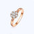 CRD克徕帝珠宝 克拉星辰 璀璨群镶时尚女戒 求婚结婚钻石戒指 G0805YS
