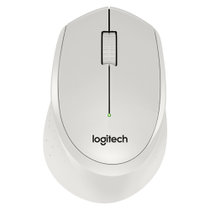 罗技（Logitech）M330 无线静音鼠标 舒适曲线 带无线2.4G接收器 【M330】白色