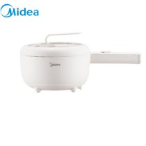 美的(Midea)电煮锅学生宿舍家用多功能小电锅一体不粘锅煮面小型电热火锅MC-XZ20M2-701L/702L(白色 默认版本)