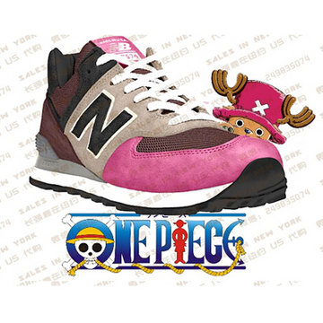 new balance新百伦女鞋574慢跑步鞋卡通海贼王系列运动鞋(妮可罗宾款