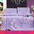 圣馨奴家纺可折叠凉席1.8m1.5米床单人学生宿舍夏季席子三件套花团锦簇(150X195cm紫色)
