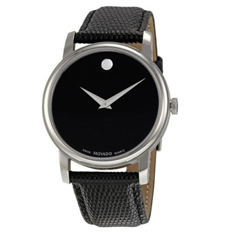 瑞士品牌表摩凡陀movado男士博物馆系列黑色腕表2100002全球联保返回