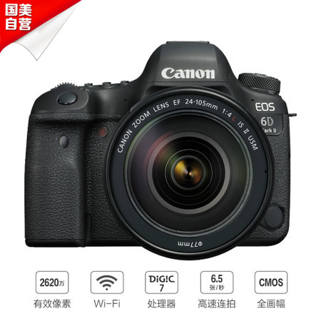 (Canon)EOS 6D Mark II(EF 24-105 f/4L IS II USM) ׻ Լ2620 DIGIC7 ֧Wi-Fi