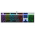 腹灵（FL·ESPORTS）GT104铠甲 黑轴RGB七彩背光机械键盘（黑色）