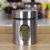 厨房用品 不锈钢储物罐 可视玻璃密封罐 杂粮罐 茶叶罐食品收纳罐(两只装 600ml-9.8*12.4cm)