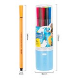得力（deli）7060 水彩笔套装学生多彩可洗水彩笔/绘画笔 可洗水彩笔 12色/18色/24色/36色(彩色 12色)
