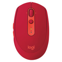 罗技（Logitech）M590 鼠标 无线蓝牙鼠标 办公鼠标 静音鼠标 对称鼠标 优联 【M590】红色