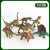大号恐龙模型塑胶仿真动物儿童玩具霸王龙三角龙翼龙男孩套装3-6岁(【9只】大号仿真恐龙)