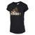 adidas阿迪达斯2017夏新款女子运动训练短袖休闲T恤BS3217 BS3220(黑色 XL)