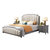 双人主卧大床现代轻奢床美式床实木床1.8米白色1.5米港式储物婚床(1.5*2米 床)第5张高清大图