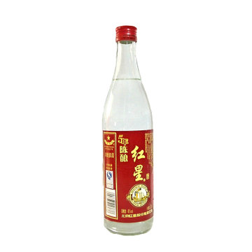 【北京红星白酒】北京二锅头酒 5年陈酿 白瓶 42度浓香型中度500ml(单