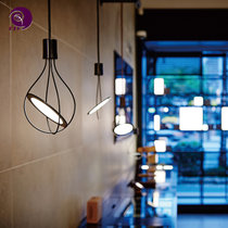 OLED吊灯现代简约吊灯欧美式吊灯创意艺术吊灯酒吧咖啡厅餐厅吊灯(黑色 3个灯头)