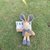 毛绒长耳兔包包挂件公仔 书包挂件玩偶 钥匙扣挂件精品许愿兔公仔玩偶挂件(22cm卡其色（配珠链）)
