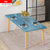 北欧风长方形实木腿餐桌椅组合现代简约饭桌家用小户型4-6人餐桌(120*60cm蓝松色单餐桌)