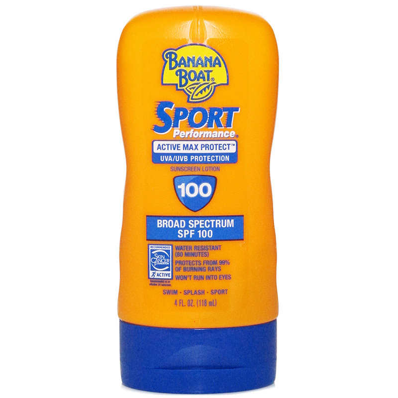 banana boat香蕉船 运动清爽透气防晒霜spf100防水防汗118ml【保证