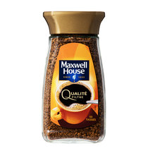 麦斯威尔英国进口速溶香醇金咖啡黑咖啡100g/瓶 冻干粉