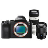 索尼（Sony）ILCE-7M2 A7M2 A7II全画幅微单数码相机黑色(FE24-70+FE70-200 套餐八)